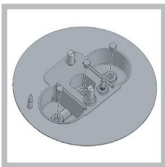HOTPOINT PKL 641 IX/HA - Austausch der Dünen bei Brennern mit unabhängiger "Doppelflamme" - 2