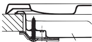 HOTPOINT PKL 642 D2/IX/HA - Схема кріплення на гачках - 1