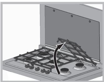 HOTPOINT PKL 642 D2/IX/HA - Pulizia dei componenti del piano - 1