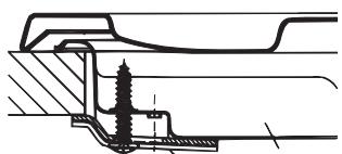 HOTPOINT PKL 642 D2/IX/HAR - Esquema para prender os ganchos - 1