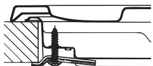 HOTPOINT PKL 642 D2/IX/HAR - Schema voor de bevestiging van de haken - 2