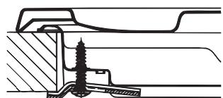 HOTPOINT PKL 642 D2/IX/HAR - Schema di fissaggio dei ganci - 2