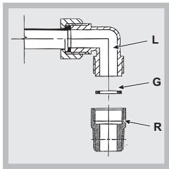 HOTPOINT PKL 642 D2/IX/HAR - Aansluiting met onbuigzame buis (koper of staal) - 1