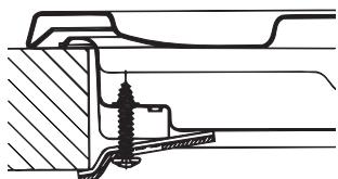 HOTPOINT PKL 741 D2/T/IX/HA - Haken-Befestigungsschema - 3