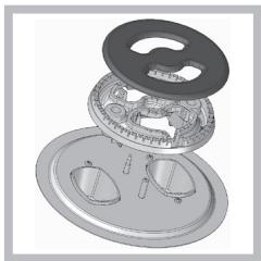 HOTPOINT PKL 741 D2/T/IX/HA - Remplacement des injecteurs du brûleur triple couronne - 1
