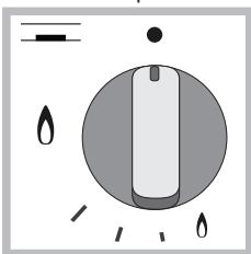 HOTPOINT PKL 741 D2/T/IX/HA - Regulação discreta da chama - 1