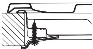 HOTPOINT PKL 741 D2/T/IX/HA - Esquema de fijación de los ganchos - 3
