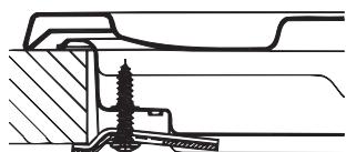HOTPOINT PKL 741 D2/T/IX/HA - Schema voor de bevestiging van de haken - 2