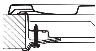 HOTPOINT PKL 751 T/IX/HA - Esquema para prender os ganchos - 3