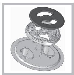 HOTPOINT PKL 752 T/EX/HA - Replacing the Triple ring burner nozzles - 1