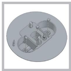 HOTPOINT PKL 752 T/EX/HA - Replacing the nozzles on separate "double flame " burners - 2