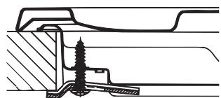 HOTPOINT PKLL 641 D2/IX/HA - Schema di fissaggio dei ganci - 2