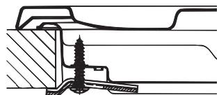 HOTPOINT PKLL 641 D2/IX/HA - Schema voor de bevestiging van de haken - 2