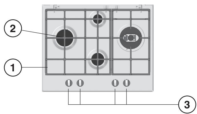 HOTPOINT PKLL 641 D2/IX/HA - Geräteansicht - 1