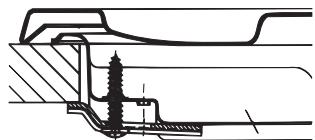 HOTPOINT PNC 722 T/D2/IX/A - 吊钩紧固图 - 1