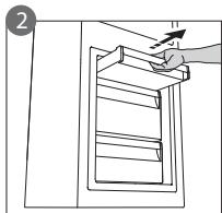 HOTPOINT S 12 A1 D/HA - PROCEDIMIENTO PARA LIMPIAR EL ACCESORIO LIBRE DE ESCARCHA - 2