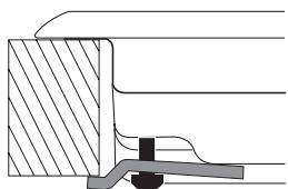 HOTPOINT TQG 752 W/A - Hook fastening diagram - 3
