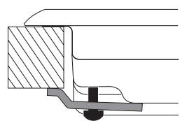 HOTPOINT TQG 752 W/HA - Schema di fissaggio dei ganci - 2