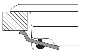 HOTPOINT TQG 752 W/HA - Hook fastening diagram - 1