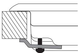HOTPOINT TQG 752 W/HA - Esquema de fijación de los ganchos - 2