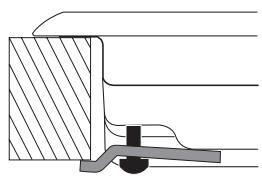 HOTPOINT TQG 752 W/HA - Hook fastening diagram - 3