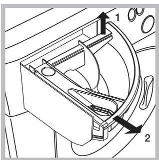 HOTPOINT WDD 10760BX EU - Pulire il cassetto dei detersivi - 1