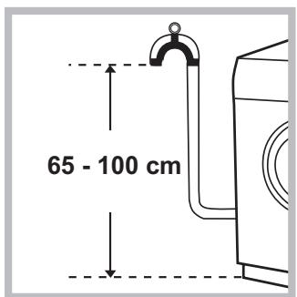 HOTPOINT WDD 10760BX EU - Connecting the drain hose - 1