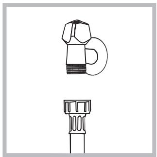 HOTPOINT WDD 10760BX EU - Conexión del tubo de alimentación de agua - 1