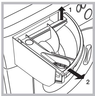 HOTPOINT WDD 10760BX EU - Cleaning the detergent dispenser drawer - 1