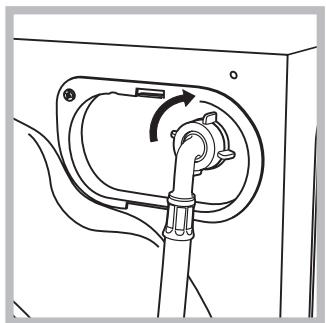 HOTPOINT WDD 10760BX EU - Conexión del tubo de alimentación de agua - 2