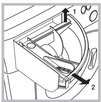 HOTPOINT WDD 10760BX EU - Nettoyage du tiroir à produits les-serviables. - 1