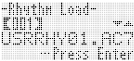 CALOR CTK-7200 - Tout en tenant le bouton r-13 (function) enfoncé, appuyez sur le bouton c-9 (load/save). - 1