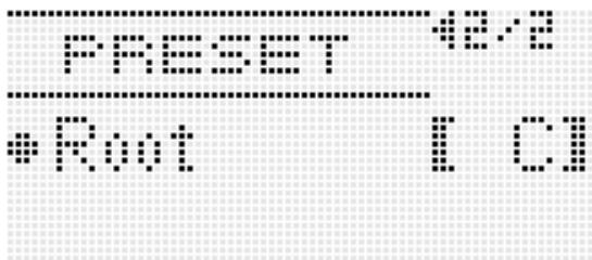 CALOR CTK-7200 - Effectuez les opérations suivantes pour spécifier la tonique d'un tempérament. - 1