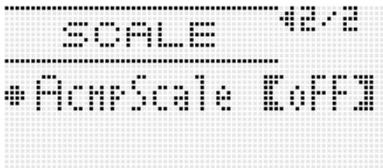 CALOR CTK-7200 - Application ou non des réglages de gamme actuels à l'accompagnement automatique (gamage de l'accompagnement) - 1