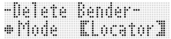 CALOR CTK-7200 - Utilisez le cadran ou les boutons r-14 (-, +) pour changer le réglage entre crochets épais ([]) et sélectionner « locator - 1