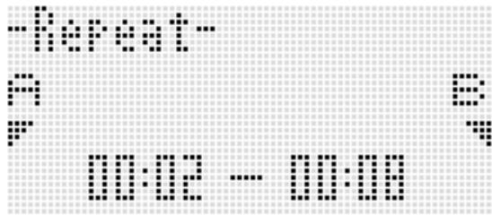 CALOR CTK-7200 - Pour lire une phrase précise de façon répétée - 2