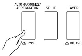 CALOR CTK-7200 - Utilisation de l'harmonisation automatique - 1