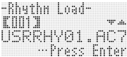 CALOR CTK-7200 - Tout en tenant le bouton r-13 (function) enfoncé, appuyez sur le bouton c-9 (load/save). - 1