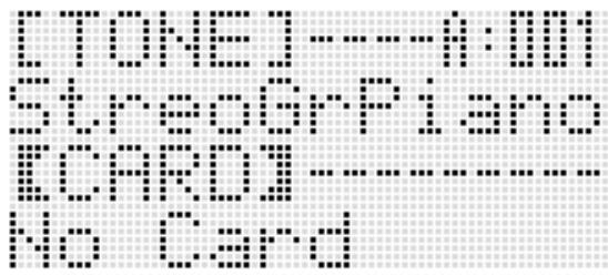 CALOR CTK-7200 - Accès au mode carte - 2