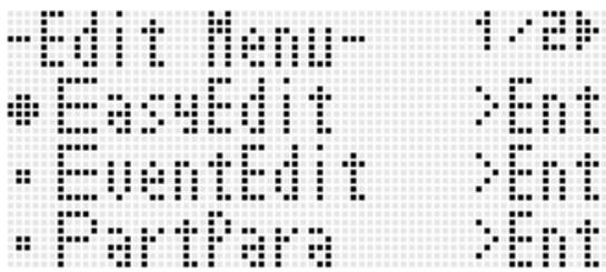 CALOR CTK-7200 - Spécifie le nombre de mesures et de temps du motif d'accompagnement. - 1