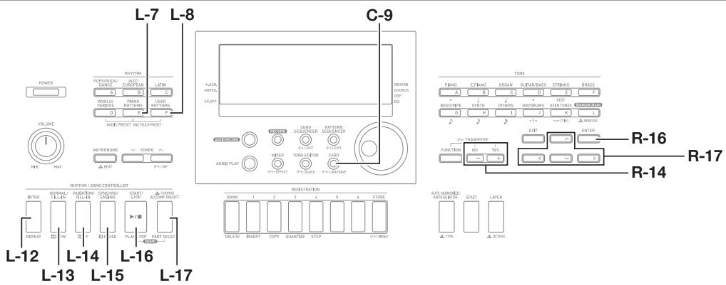 CALOR CTK-7200 - Pour renommer un fichier d'une carte mémoire - 1
