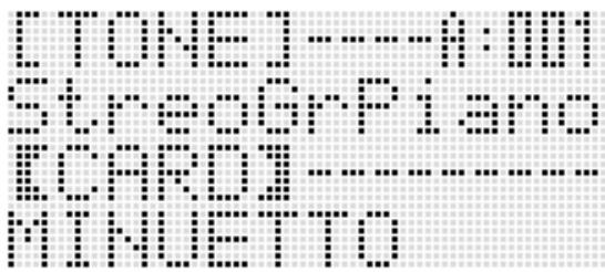 CALOR CTK-7200 - Insérez la carte mémoire dans le logement de carte. - 1