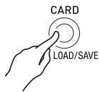 CALOR CTK-7200 - Accès au mode carte - 1