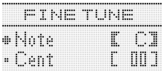 CALOR CTK-7200 - Ajustement fin d'une gamme - 3