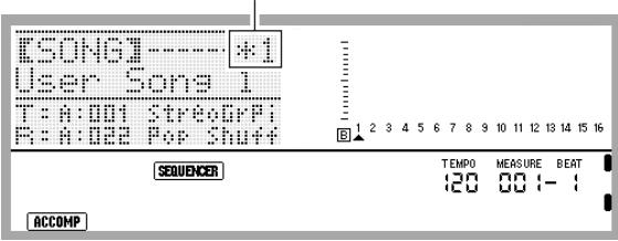 CALOR CTK-7200 - Appuyez sur le bouton c-4 (SONG sequencer) pour accéder au mode séquenceur musical. - 1