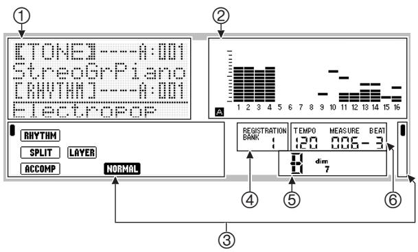 CALOR CTK-7200 - Interprétation de l'affichage - 1