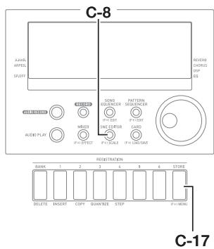 CALOR CTK-7200 - Réglages des paramètres des sonorités - 3