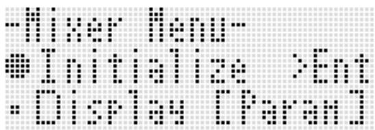 CALOR CTK-7200 - Lorsque l'écran du mixeur est affiché, appuyez sur le bouton r-13 (function) tout en tenant le bouton c-17 (MENU) enfoncé. - 1