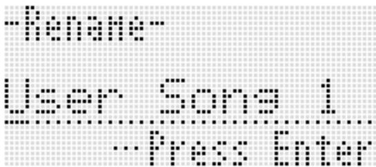 CALOR WK-6600 - Pour renommer un morceau - 1