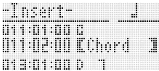 CALOR WK-6600 - Pour insérer un nouvel accord - 1